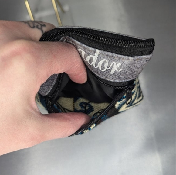 Handcrafted wallet coin purse knit quilted from Ecuador - unique gift! NWOT - Picture 4 of 5